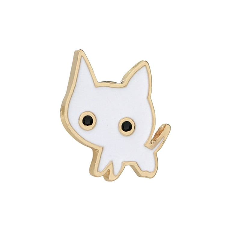 Clearance! YOHOME Cat Enamel Lapel Pin Cat Enamel Pins Funny and Cute Cat  Pins for Clothes Backpack Handbag and Gift 