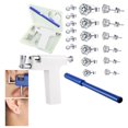 thumbnail image 2 of Clearance Ear Gun Set, Fenull Stainless 12 Pairs Of Ear Lip Nose Umbilical Piercing Tool Ear Nose Umbilical Piercing Machine Stainless Body Ear Piercing Tool 2Ml, 2 of 5