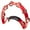 Red, variant on The Rhythm Tech Tambourine Black-Double Row Nickel Jingles