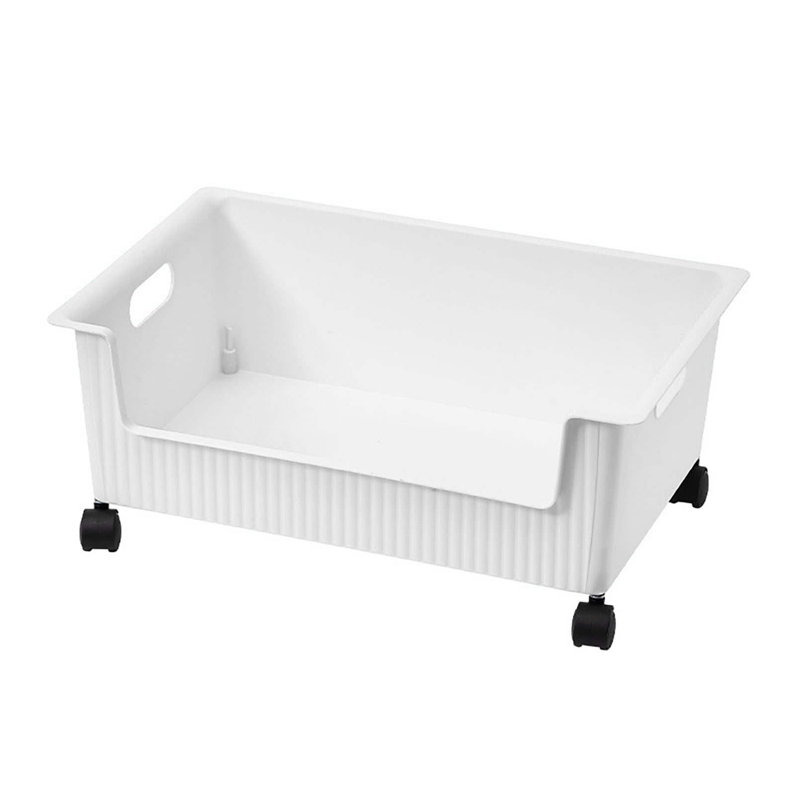 Plastic Book Storage Box With Pulley Design, Large Capacity, Classroom Organizing Bins For Books