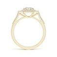 thumbnail image 2 of ANGARA Natural 0.6 Ct. Diamond Halo Engagement Ring in 14K Yellow Gold for Women (Ring Size: 12), 2 of 10