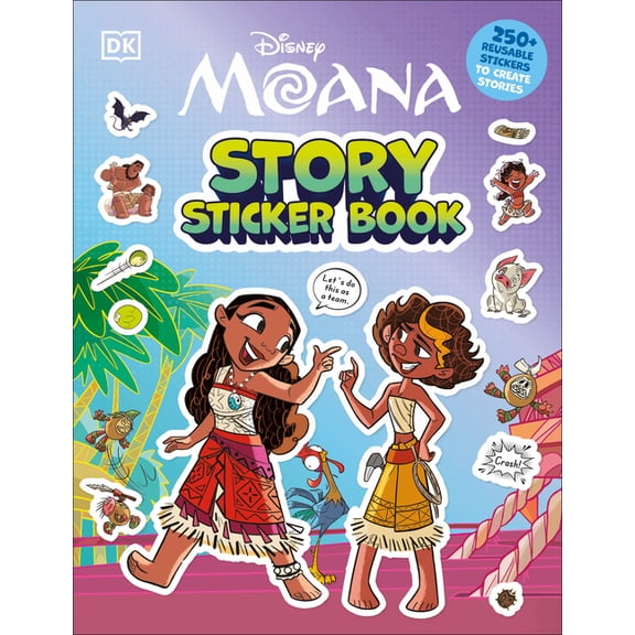 Disney Moana Story Sticker Book, (Paperback)