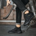 thumbnail image 4 of Men's Casual Sneakers - Versatile Sneakers for Running, Walking & HikingAvailable in Black, White, Brown Durable Rubber Sole, Lace-Up, Breathable Fabric Lining Available in Black, White, Brown, 4 of 5