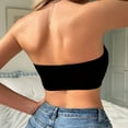 thumbnail image 5 of RMGVDSD Chic Bras for Women Strapless Bra For Women Non- Front Closure Bandeau Bra Plus Size Seamless Wireless Bralette Tube Top Full Coverage Bralettes, 5 of 9