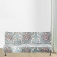 thumbnail image 6 of Printed futon cover, polyester protection, polyester stretch gray, 6 of 8