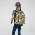thumbnail image 5 of Naloa Hawaiian Style Print Lightweight DayBackpack Suitable for school, work, shopping, travel, etc., 5 of 5
