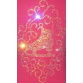 thumbnail image 3 of Pink Ice Skating Jacket with "Skate with Ornament" applique, 3 of 3
