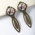 thumbnail image 3 of Woodpecker Stylish and Durable Vintage Copper-Colored Lace Bookmarks - Set of 2 Stainless Steel Bookmarks, Gift for Book Lovers and Readers, 3 of 5