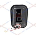 thumbnail image 4 of 5x3" 4x Red 2xWhite Rectangle 12 LED Stop/Turn/Tail & Backup/Reverse Truck Trailer Hitch Light Grommet & 3 Wire Pigtail Plug Kit, 4 of 6