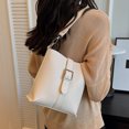 thumbnail image 3 of Bolso tipo cubo para mujer, Bolso elegante de cuero PU, Bolso Retro para mujer, Bolso de lujo para uso diario al aire libre, 3 of 5