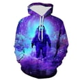 thumbnail image 3 of Sudadera con capucha con estampado de astronauta, universo, espacio, galaxia, para hombres y niños, sudaderas de manga larga, chaqueta genial de gran tamaño para hombre, 3 of 5
