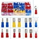 thumbnail image 1 of Terminales de crimpado eléctricos, 280 piezas de terminales de crimpado eléctricos aislados, conectores de crimpado eléctricos, terminales y kits, surtido de conectores redondos, terminales planos,, 1 of 5