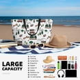 thumbnail image 5 of Balery Camping Caravan 2 Beach Travel Bag - Water-Resistant, Large Capacity Lightweight Tote with 7 Pockets for Women and Men - Perfect for Beach, Pool, Gym, and Travel, 5 of 7