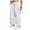 White, variant on Leesechin Men's Baggy Cargo Pants Trendy Casual Parachute Pant Loose Fit Harem Joggers with Pockets for Streetwear