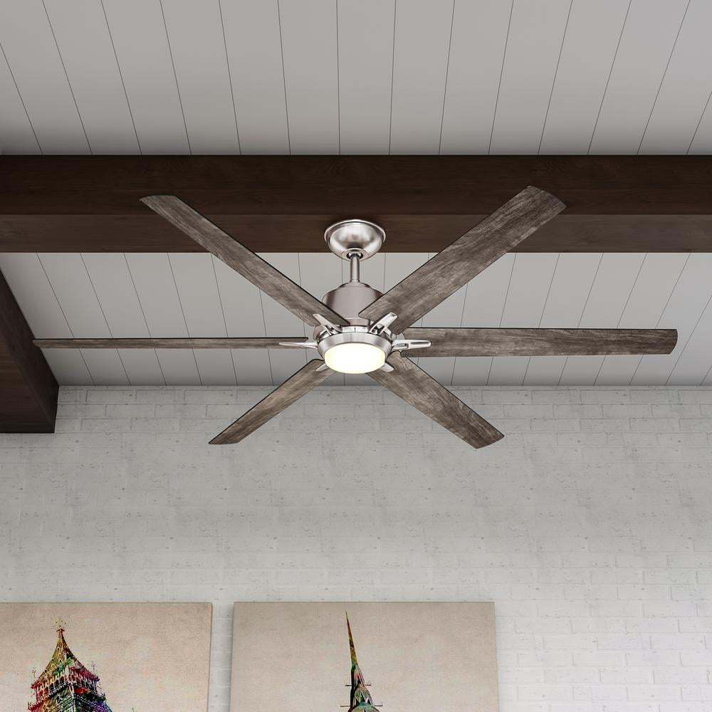 Ceiling Fans Home Decorators Collection 64 In Led Brushed Nickel