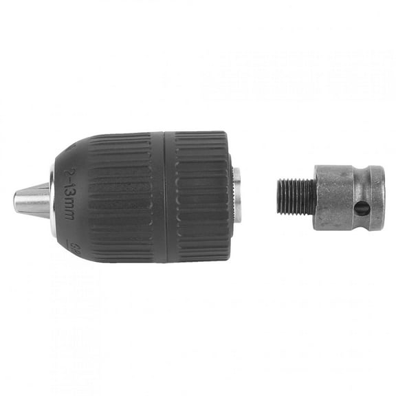 Drill Chuck, High Precision 1/2"-20UNF Durable Anti-skid Keyless Chuck for Electric Impact Wrench Conversion