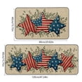 thumbnail image 3 of Weloille Independence Day Kitchen Rug Set 2Pcs, Non-Slip Wear Resistant Floor Mat, Absorbent Stain Resistant Low Profile Doormat, Holiday Carpet for Kitchen Entryway Laundry Room, 3 of 6