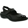 thumbnail image 1 of Women's Drew Tide Hook and Loop Sandal Black Leather 6.5 W, 1 of 2