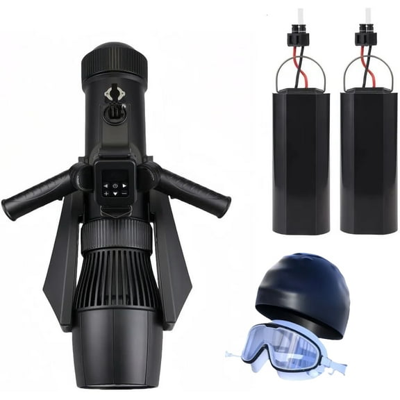 700W Electric Underwater Scooter, Thumb Controlling Sea Scooter for SUP Paddle Board, Suitable for Pool, Diving, and Snorkeling, Water Scooter for Adults and Kids (CM7-1 Pro Endurance Set)