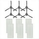 thumbnail image 2 of Para ROPVACNIC A1 Robot Aspirador Reemplazo Cepillo Lateral Filtro HEPA Repuestos Accesorios, 2 of 5