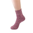 thumbnail image 2 of Clearance Under 10$! Comfortable And Breathable Solid Color Thickened Warm Mid Length Socks, 2 of 3