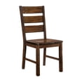 thumbnail image 4 of Furniture of America Jared 6 Piece Rustic Dining Table Set, Walnut Finish, 4 of 12