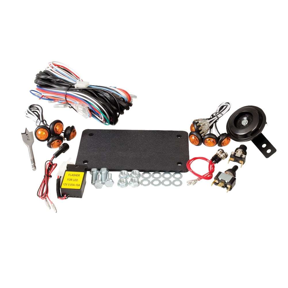 Electrical Tusk ATV Horn & Signal Kit with Flush Mount Signals For ATVs