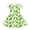 Cucumber Design, variant on Elf Costume Print Soft Fabric Girls Short Sleeve Dress Personalized Comfortable Short Sleeve Long Dress 2-14 Years Old 1 pc