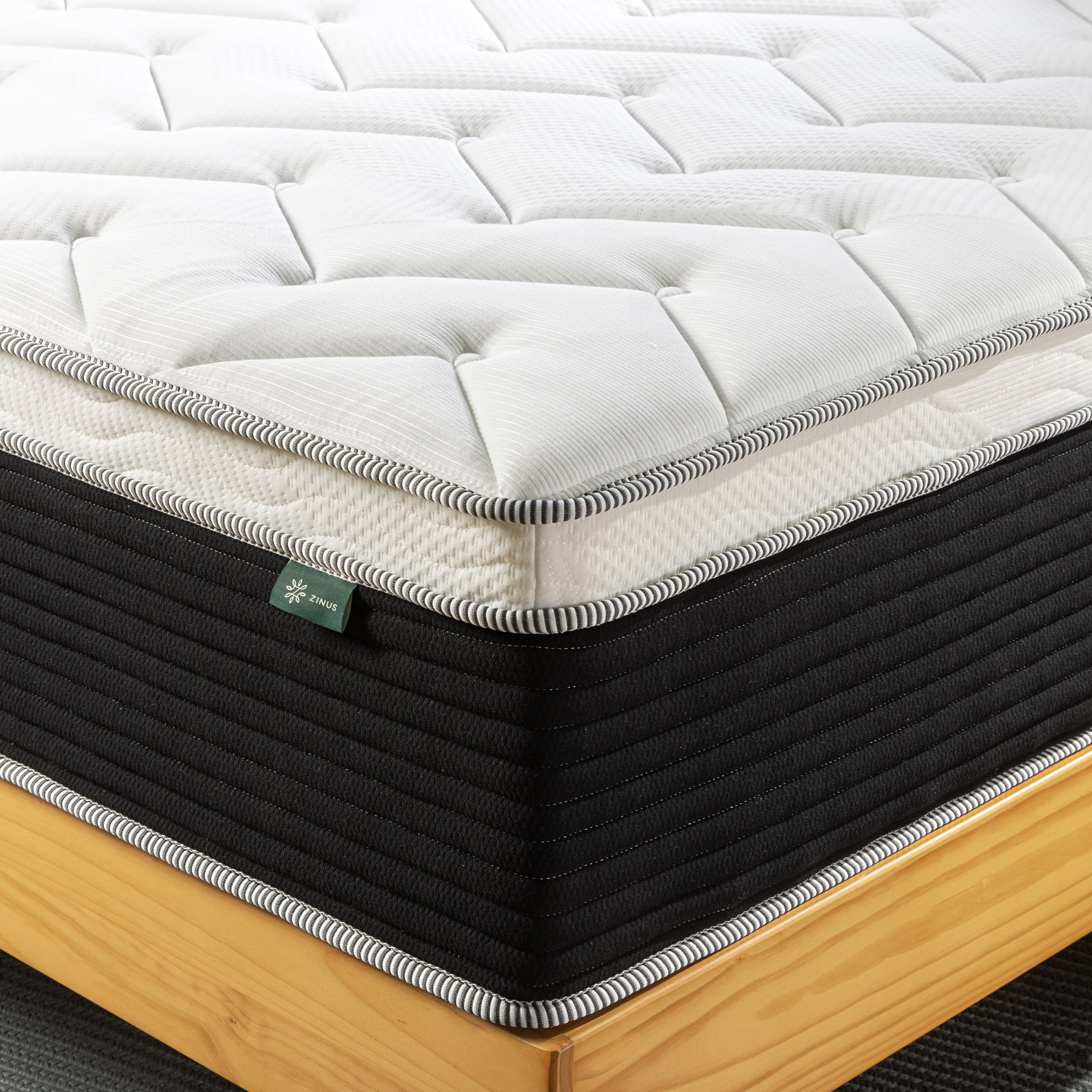 Spa Sensations By Zinus 13" Classic Pocket Spring Hybrid Mattress ...