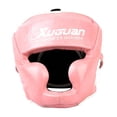 thumbnail image 3 of Boxing Tartngear Guard cómodo cubierta de entrenamiento de cobertura completa ajustable Cubierta de la cara para Kickboxing Sanda MMA Wrestling Rosa, 3 of 8