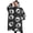 Gray Halloween Skulls, variant on Oversized Wearable Blanket Hoodie,Gray Halloween Pumpkins Skulls and Bones Sherpa Blanket Hoodie with Super Pockets,Super Warm Fuzzy Pullover for Women & Men