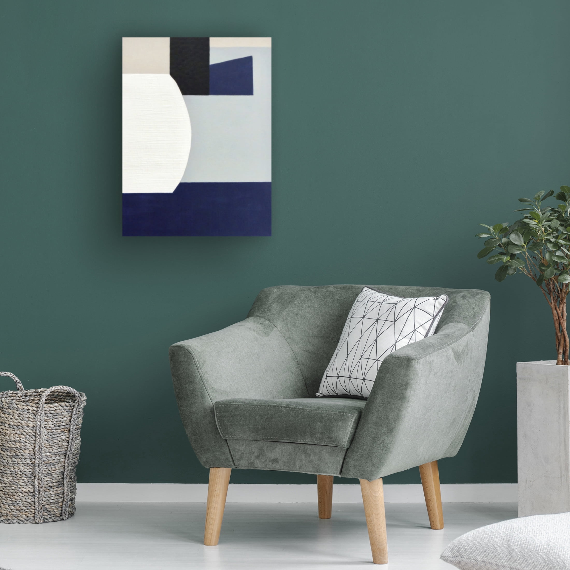Canvas Wall Art - Sylvie Hamou 'In My Element IV' Wall Art for Living Room, Bedroom, or Office Décor by Trademark Fine Art - 14 x 19 Inches