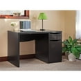 thumbnail image 3 of Atlin Designs Bureau d'Ordinateur Traditionnel en Noir Classique, 3 of 7