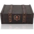 thumbnail image 1 of Veeki Wooden Trinket Box, Vintage Wooden Boxes With Lock, Wooden Storage And Decorative Box,Wooden Chest With Lock Small Vintage Decorative Storage Box Jewelry Wooden Chest-51503, 1 of 1