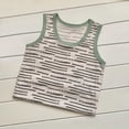 thumbnail image 2 of WRKEKC Girls Tank Tops, Tank Tops for Toddler Girls, Boys and Girls Summer Striped Printe Sleeveless Waistcoat Breathable Tank Top, 2 of 3