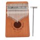 thumbnail image 2 of Kalimba de 17 teclas Yashi de madera maciza para niños y adultos principiantes natural, 2 of 5