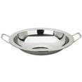 thumbnail image 1 of Olla caliente para el hogar, uso diario, paellera, doble asa, sartén de acero inoxidable, accesorio de cocina HOMEMAXS 15682561-MX, 1 of 6