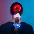 thumbnail image 5 of Brightz LED Light Up Scrunchies, LED Hair Accessories, 3-Pack, Red, White, & Blue, 5 of 6