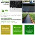 thumbnail image 2 of Garden Weed Barrier Landscape Fabric, Durable Heavy-Duty Weed Block Gardening Mat for Flower Bed, 6ft x 50ft, 2 of 6