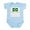 Sky Blue, variant on CafePress - Made In Brazil Infant Bodysuit - Baby Light Bodysuit, Size Newborn - 24 Months