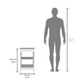 thumbnail image 4 of LiviNest 3-Tier End Table with Storage Shelf: Modern White Side Table for Small Spaces - Compact Sofa Table & Bedside Nightstand for Home Office & Living Room, 4 of 6
