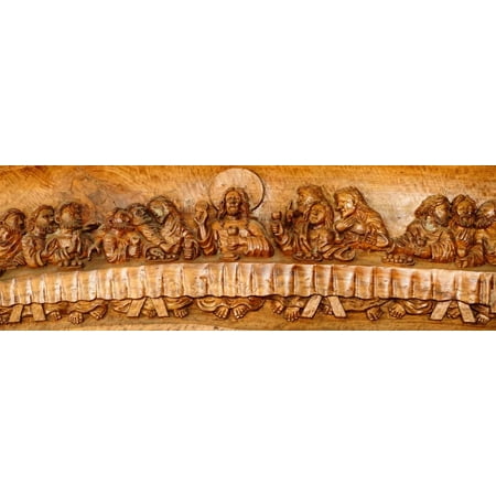 Last Supper Sculptures Carving On Wall Vigan Ilocos Sur Philippines Print Art Last Supper Sculptures Carving On Wall Vigan Ilocos Sur Philippines Print Art