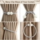 thumbnail image 3 of Gris - Abrazaderas para cortinas, juego de 4 abrazaderas magnéticas para cortinas, accesorios para cortinas y persianas, ideal para decoración del hogar, la oficina y el comedor., 3 of 5