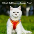 thumbnail image 4 of Stimulicat Cat Harness, Escape Proof Cat Harness and Leash Set with Reflective Strips, Adjustable Soft Mesh Vest Harness No-Pull No-Choke Design for Indoor & Outdoor Cats, 4 of 8