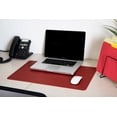 thumbnail image 2 of Mind Reader Office Desk Pad, Medium Mousepad, Desk Protector, Non Slip Desk Mat, Desk Blotter, Gaming Mouse Pad, Red, 14 x 24 in., 2 of 8