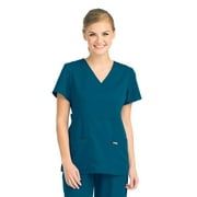 Grey's Anatomy Women's 4153 3 Pocket Scrub Top-Bahama-Small
