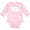 AD-Pink, variant on Inktastic Montana White Bear Silhouette Boys or Girls Long Sleeve Baby Bodysuit