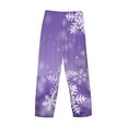 thumbnail image 3 of Lsque Snowflakes Print Men's Pajama Pants, Lounge Pant - Comfortable Home Wear,Elastic Waistband, Stylish Design-Large, 3 of 9
