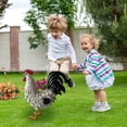 thumbnail image 6 of DAMAI Metal Rooster Yard Art Statue - 16 In Outdoor Chicken Statue Decoration For Patio Lawn Garden, 3D Rooster Garden Statues, Chicken Yard Art Sculpture Outdoor Figurines, Metal Chicken Decor, 6 of 7