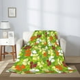 thumbnail image 2 of Throw Blanket for Couch Sofa and Bed, St. Patrick's Day3 Super Soft Plush Throw Blanket, Fuzzy Cuteness Comfy Warm Washable Flannel Blanket & Throws for All Season 60"x50", 2 of 5